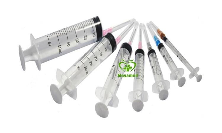 My-L046 Medical Consumables Injection Syringe 1ml 2ml 3ml 5ml 10ml 20ml Medical Vaccine Syringes Disposable