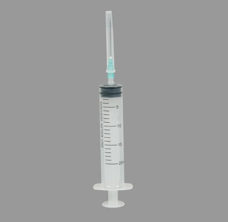 Plastic Sterile Disposable Syringe 1ml 2ml 3ml 5ml 10ml 20ml 30ml 60ml 100ml with CE & ISO Certificate