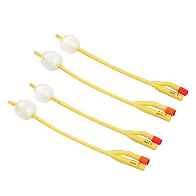 Medical Silicone Coated Latex Foley Catheter