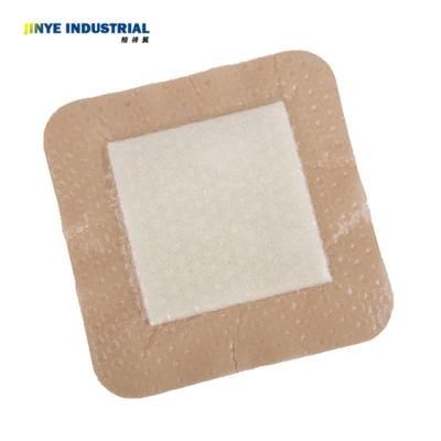 Ultra-Absorbent Soft Silicone Foam Dressing with Border Waterproof Adhesive Foam Dressing Foam Square Wound Dress