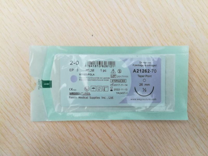 Wego Pgla Violet Absorable Sutures