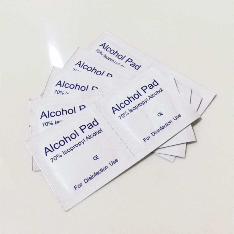 Alcohol Swabs, Disinfection Swab, Alcohol Prep Pads with Different Specification