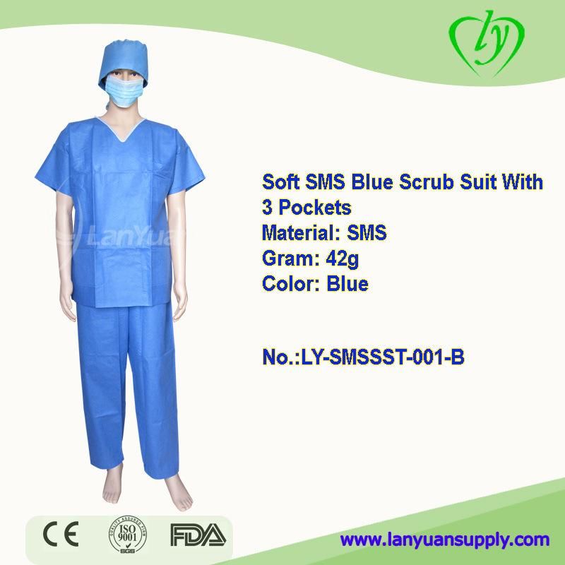 Disposable Nonwoven Isolation Gown (LY-NS-B)