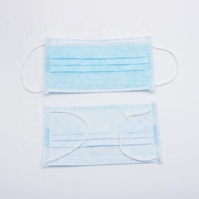 Non-Woven Surgical Face Mask with Elastic Ear Loop Breathable 3 Ply Disposable Face Mask