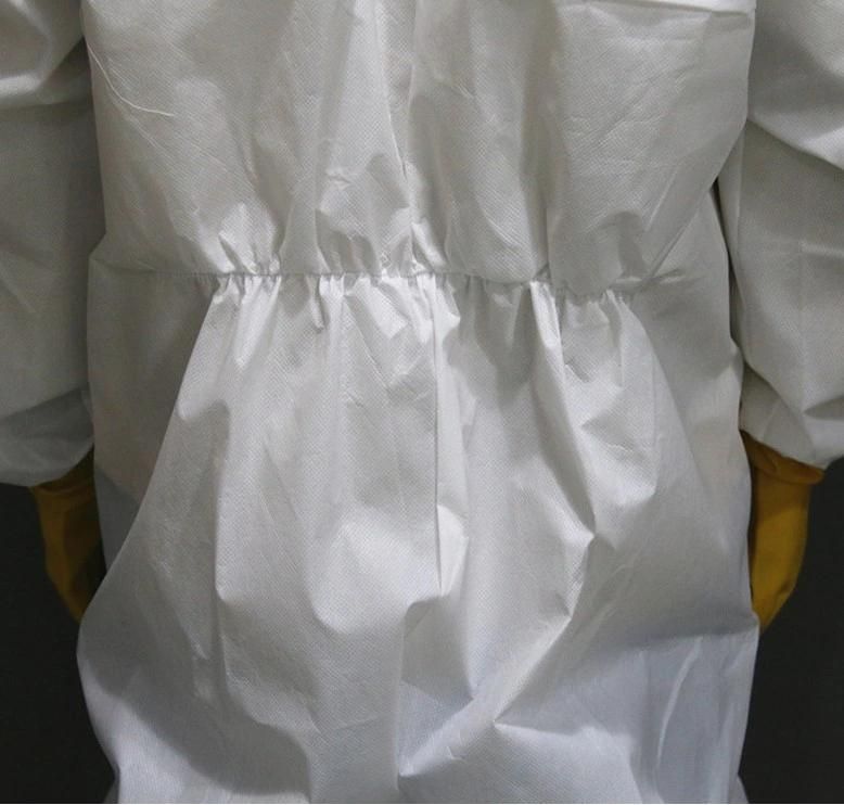 Impervious Gown Industrial PP PE Filter Aseptic Protective Isolation Clothing Hood Suit