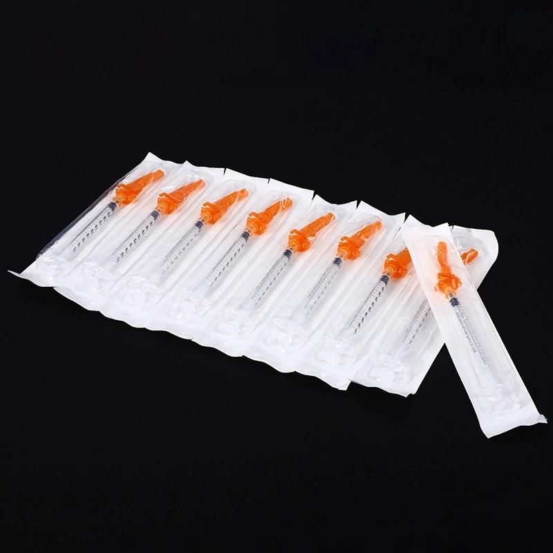 Manufacturer Sterile Single Use Injection Puncture 1ml Safety Syringe