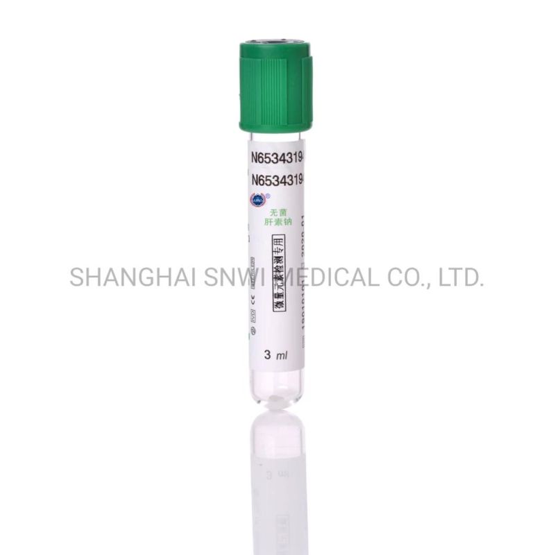 Medical Non Vacuum Blood Collection Tube