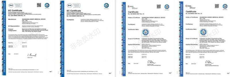 Lung Function Test Spirometry Bacterial Filter Spirometer Filter with Mouthpiece
