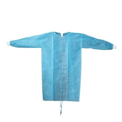 Disposable Laminating Waterproof Pasture Farm Work Clothes Non-Woven Isolation Gown