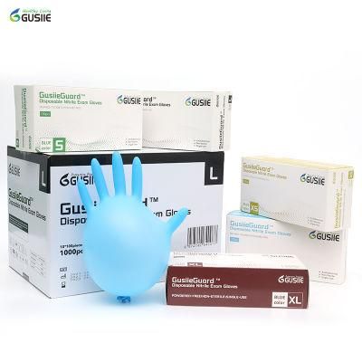 Disposable Medical Examination Powder High Quality Nitrile Gloves