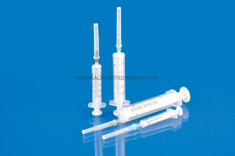 Medical Disposable Injection Syringe with Needle