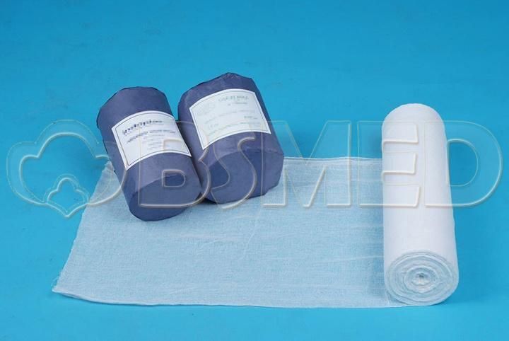 Medical Surgical Absorbent Cotton Gauze Roll for Hospital Use