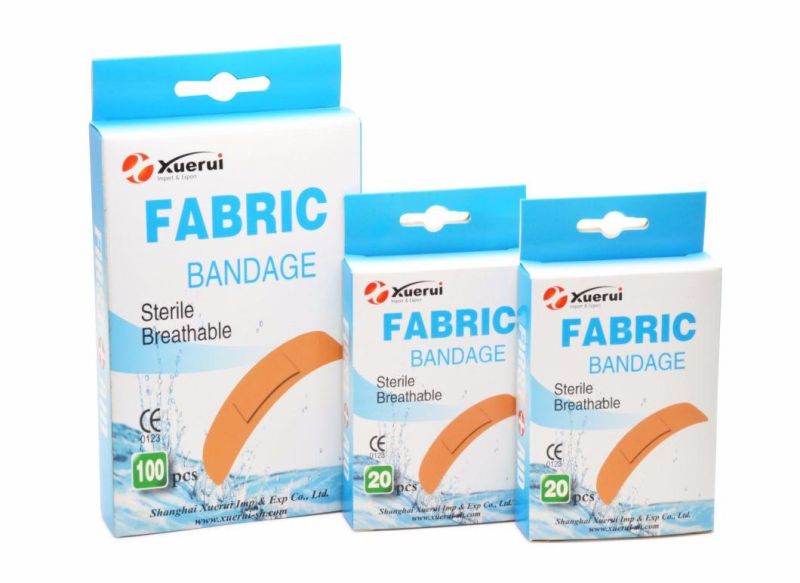 First Aid Adhesive Bandage, Wound Plaster with Ce, FDA Approved