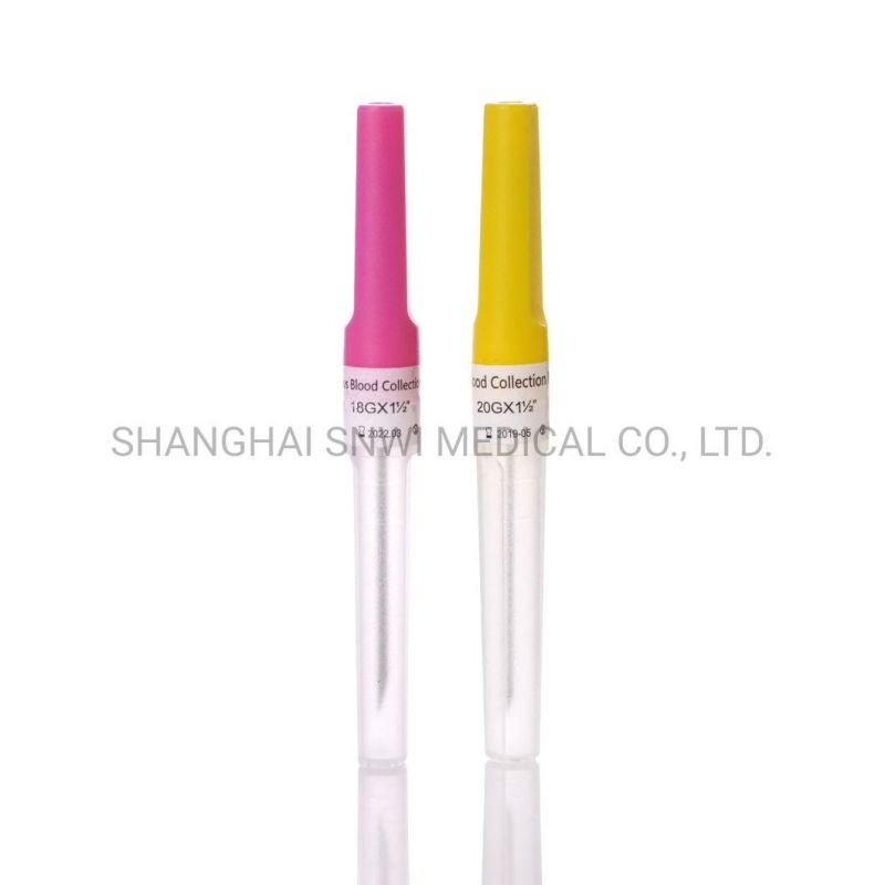 Disposable Medicalsingle Use Flashback Pen Type Specimen Sampling Drawing Vacuum Blood Collection Needle