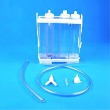 Factory Price Medical Diposable Single Double Triple Chamber Chest Thoracic Drainage Bottle with CE Certificate