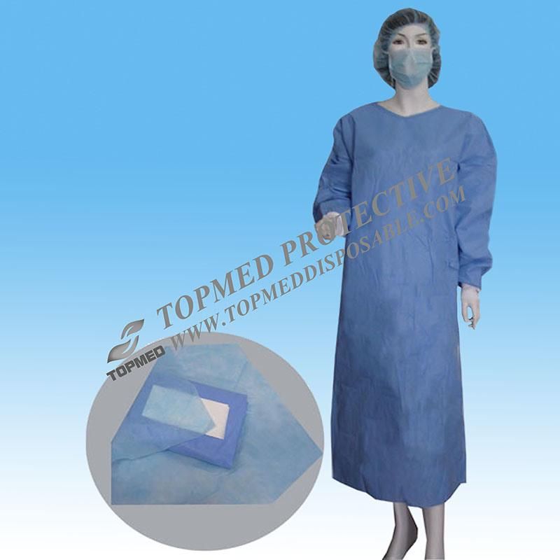 Sterile Disposable SMS Standard Surgical Gown