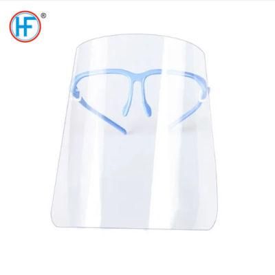 Mdr CE Approved Safety Disposable Updated Version Anti-Fog Clear Plastic Face Shield for Adult