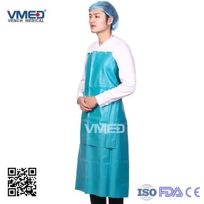 Disposable Cleanroom Garments CPE Gown for Dust Proof