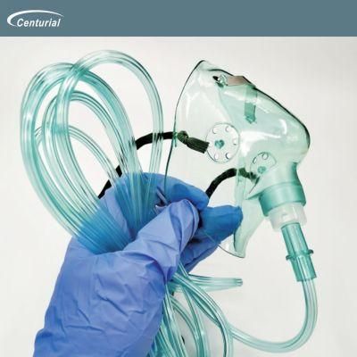 Medical Disposable 100% PVC Oxygen Mask for Pediatric Adult Infant