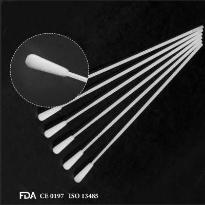 Disposable Medical Sterile Sampling Oral Specimen Collection Nylon Flocking Swabs