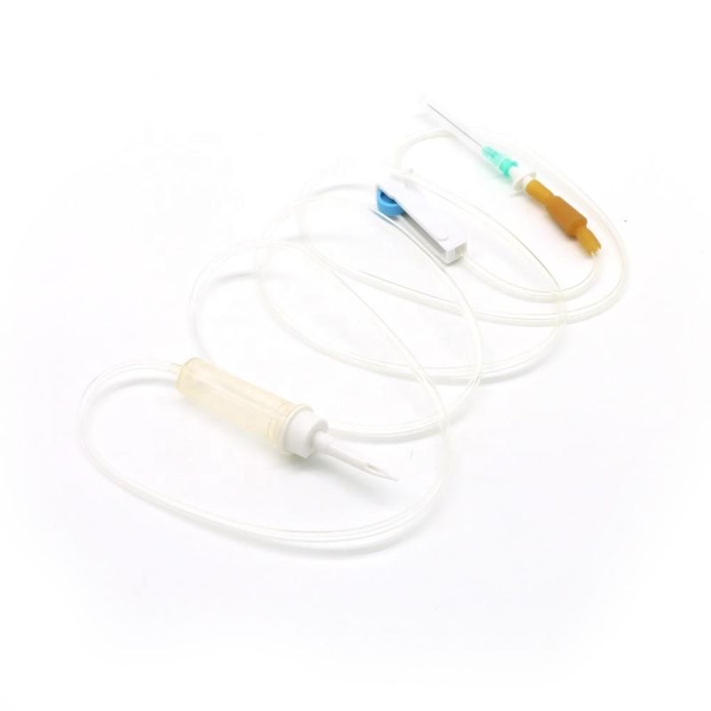 Medical IV Infusion Set Disposable IV Infusion Kit PVC IV Giving Set