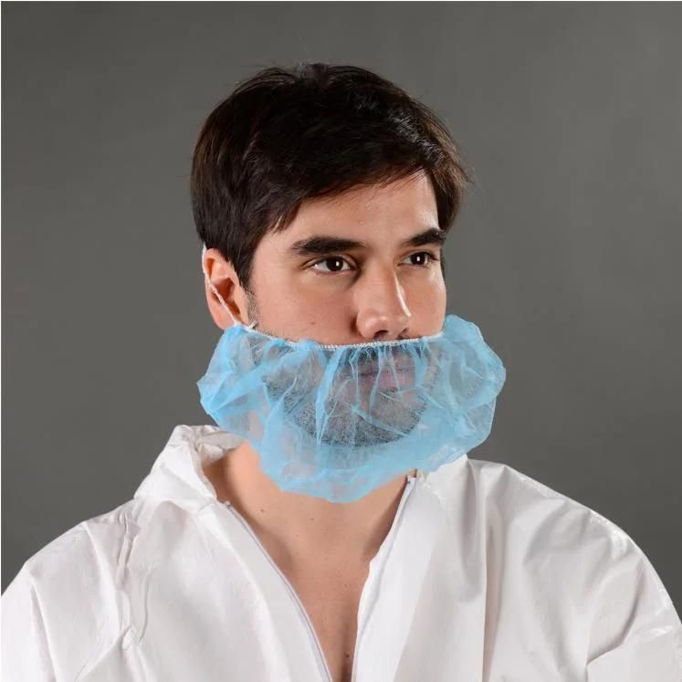 Ce&ISO Disposable Nonwoven Beard Cover for Workers