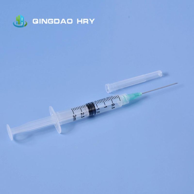 3ml Luer Lock Syringe/ Syringe Set with Needle for Sales Fast Delivery