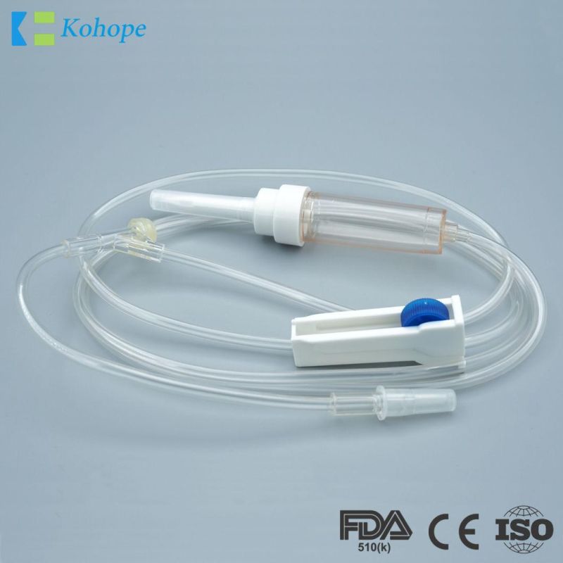 Disposable Medical Sterile Infusion Set, High Quality Giving Set, with/Without Filter/Needle, Luer Lock/Slip