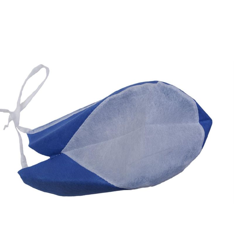 SMS Non-Woven Disposable Surgical Tie-on/Single Elastic Doctor Cap