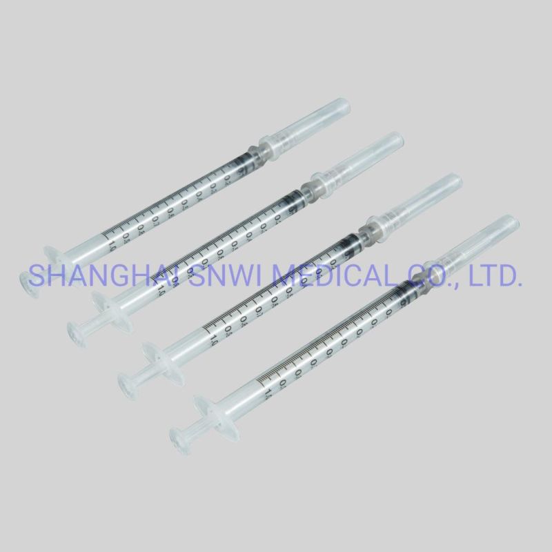 Disposable Medical Syringe Luer Slip or Luer Lock