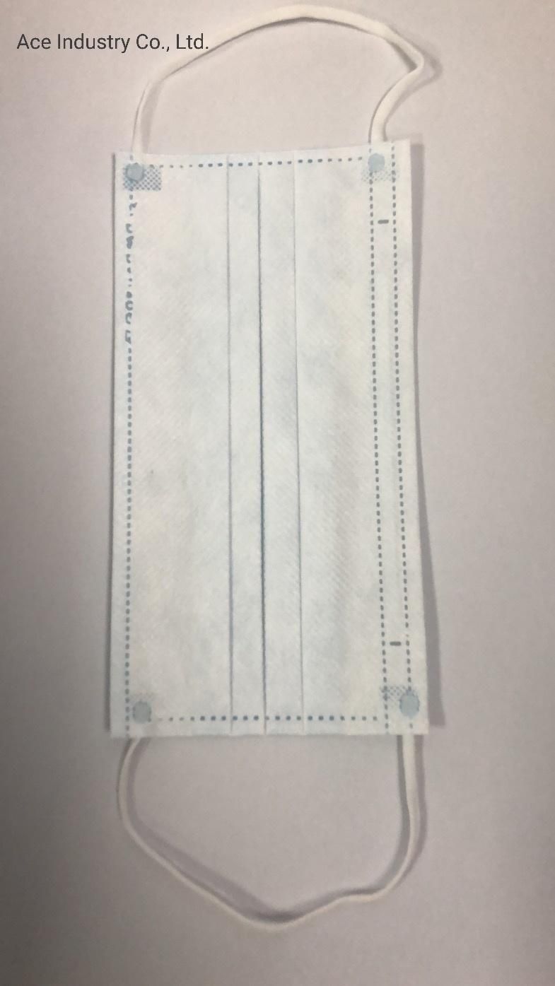 Disposable Protective Non-Woven 3 Ply Face Dust Mask with Ce Certification