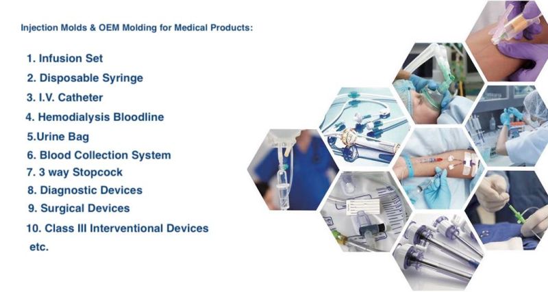 Medical Catheter Components Tubing Connectors