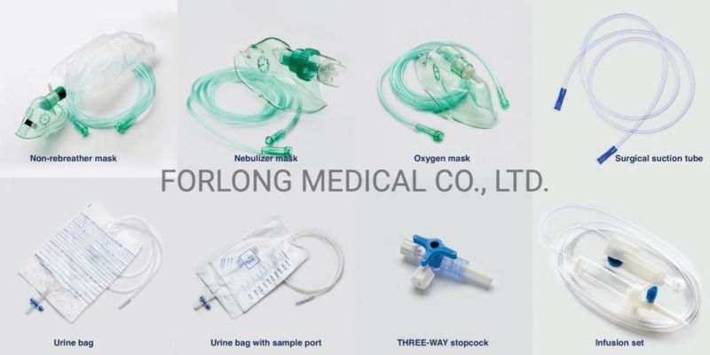 Medical Disposable Sterile Urine PVC Nelaton 100% Silicone Coated Latex Foley Catheter with Balloon