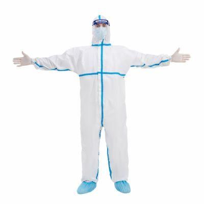 Microporous Film Ppes Suit Disposable Surgical Non Woven Fabric Coverall