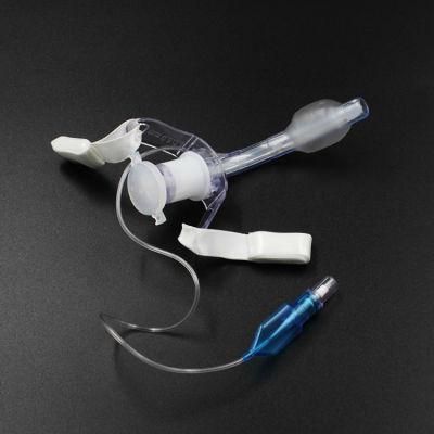 High Quality Medical Sterile PVC Disposable Tracheostomy Tube Different Types Cuffed