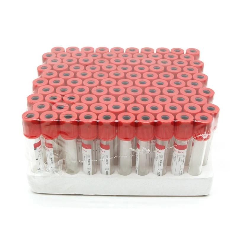 Factory Wholesale Disposable Vacuum Pet Glass Blood Collecting Tube for Hospital Blood Collection