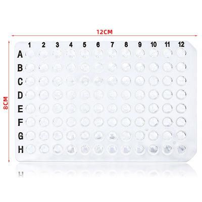 Facrtory Wholesale Medical Products 0.1ml 96well PCR Plate Transparent Without Skirt