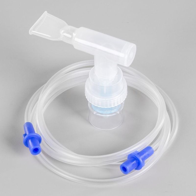 Disposable Medical Supply Medical Bite Aerosol Tube Inhaler Nebulizer with Mouthpiece