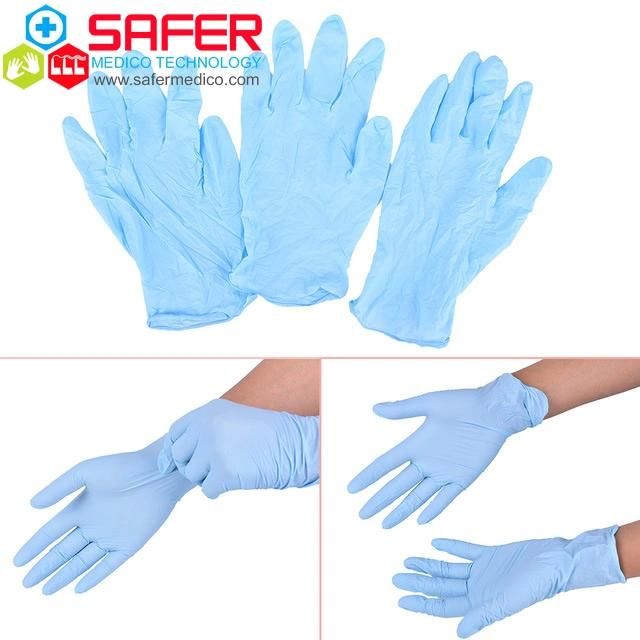 Malaysia Blue Disposable Nitrile Glove