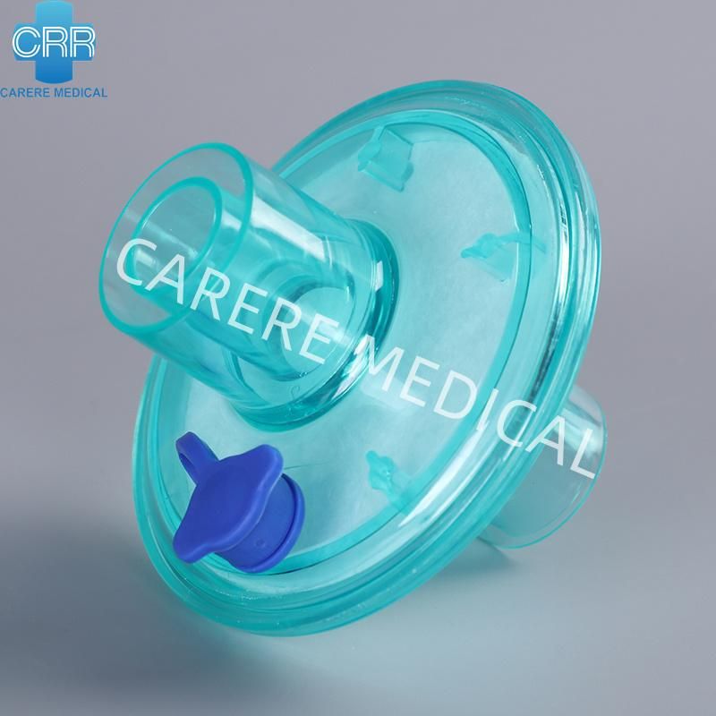 Disposable Breathing System Filter Bacteria Filter BV Filter with Gas Sampling Port