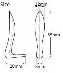 Surgical Nose Reconstruction Silicone Nasal Implant