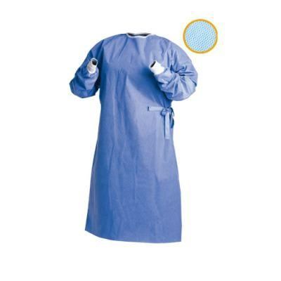 AAMI Level 3 Blue SMS Waterproof Disposable Surgical Isolation Gowns