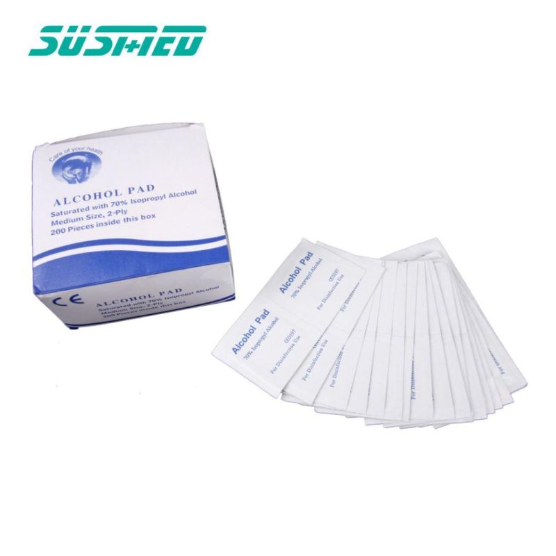 Alcohol Wipes Prep Pad for Professional and Hospital Use Antibacterial Disinfection