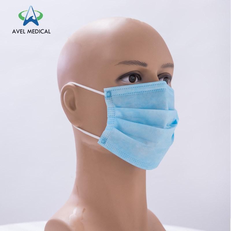 Best Sale 3 Ply Disposable Earloop Face Mask Manufacturer