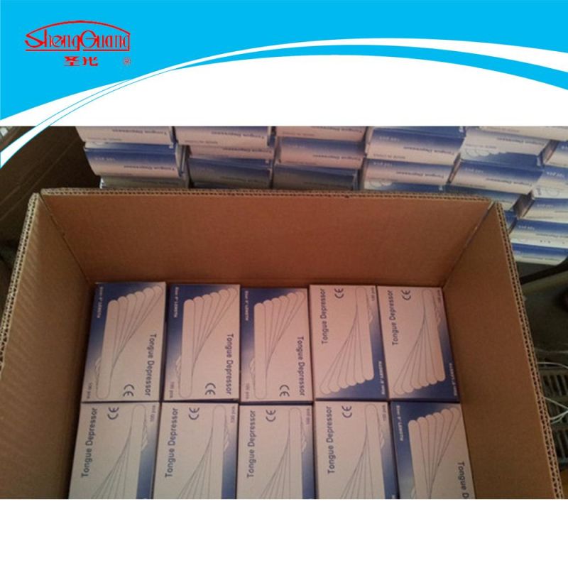 Medical Use Sterile Disposable Wooden Tongue Depressor