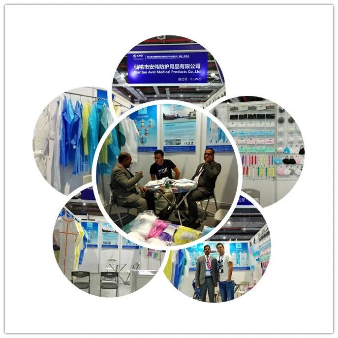Protective Clothing Anti-Virus Surgeon Hospital Suits Disposable Doctor Coverall Isolation Gown Sterile Nonwoven SMS Surgical Gown with Knit Cuff