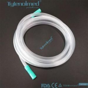 Surgical Medical Grade PVC Connecting Tube with Crown/Standard Tip Yankauer Handle