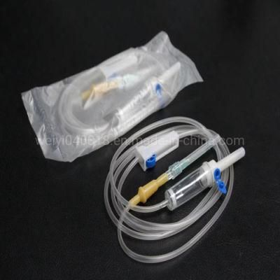 Disposable Medical Sterile Infusion Set, High Quality Giving Set, Ordinary Infusion Set with Needle with CE Approval