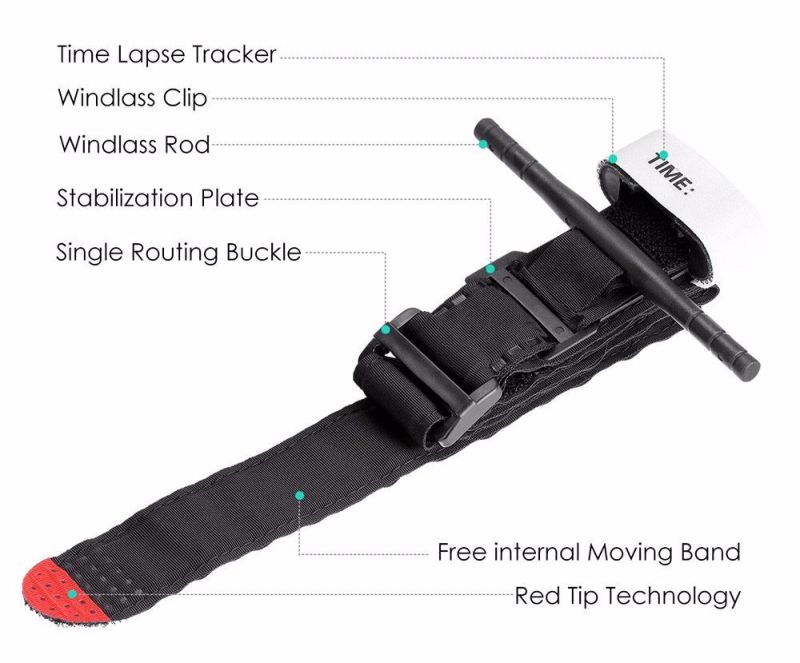 Pre-Hospital Life Saving Tourniquet First Aid Kit for Hemorrhage Control