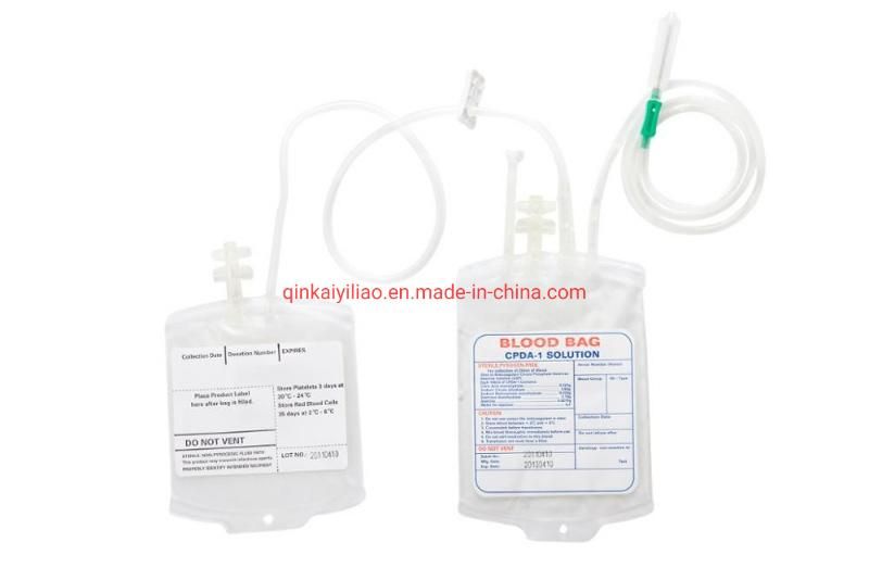 Disposable Medical Quadru-Ple Blood Bag (QC-350A)